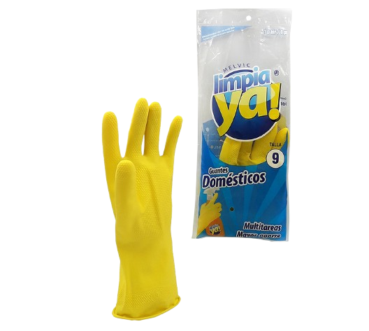 Guante Amarillo Talla 9